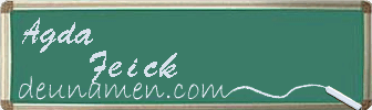 Agda Feick Visitenkarte